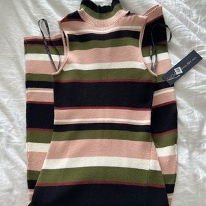 Rachel Roy Striped Bodycon